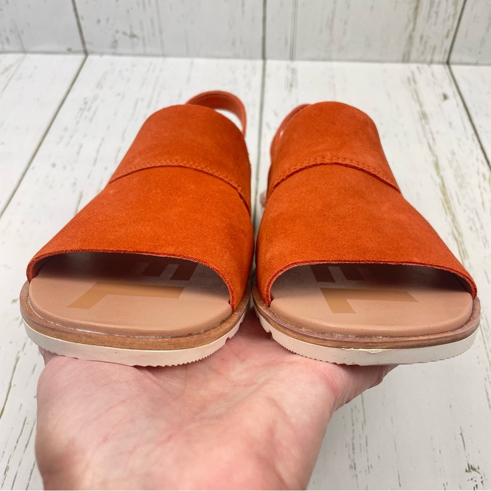 Sorel Ella ll Slingback Suede Leather Sandals - Picture 13 of 16
